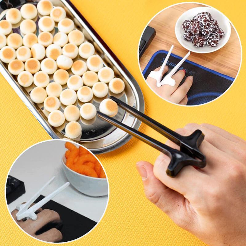 Play Game Finger Chopsticks Lazy Assistant Chopstick Holder Snacks Not Dirty Hand Chopsticks Finger Ring Lazy Tool Dropshipping