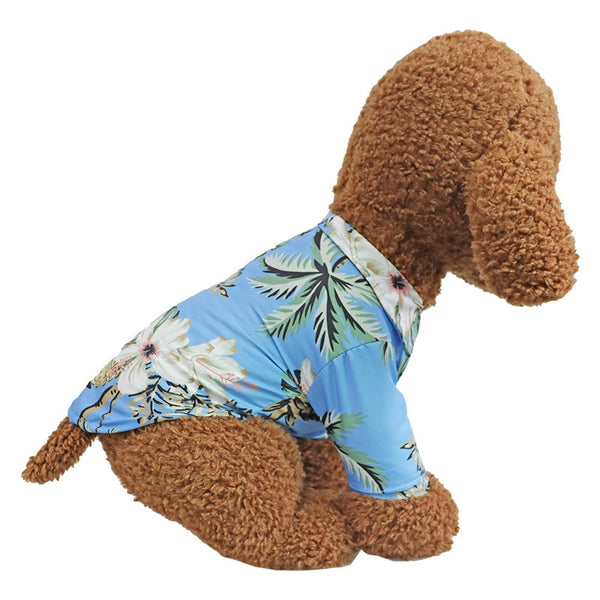 Hawaiian Style Dog Clothes French Bulldog Pet Clothes Summer Pet Clothing for Small Medium Dogs Puppy Chihuahua Ropa Perro Pug