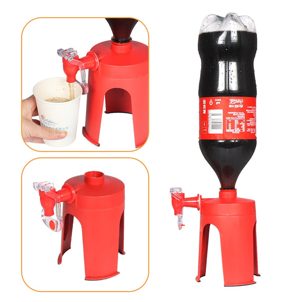 Novelty Saver Lemonade Soda Dispenser Bottle Coke Inverted Carbonated Beverage Upside Down Drinking Water Dispense Machine Bar